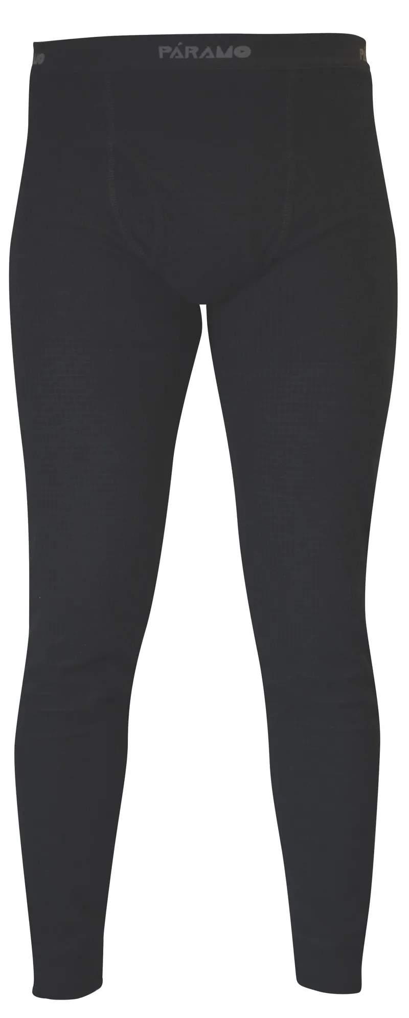Paramo Men's Grid Long Johns in Black